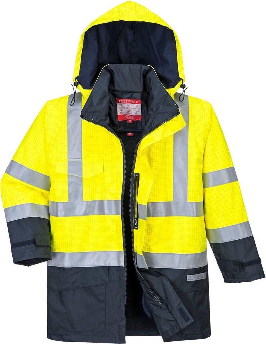 Portwest Bizflame Regen Hi-Vis Multi-Beschermend Jack