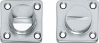 Intersteel Rozet toilet-/badkamersluiting vierkant chroom mat