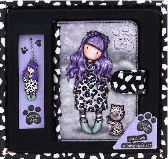 Gorjuss Schrijfset Smitten Kitten Zwart