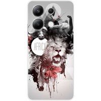 Africa Swag Bedrukt siliconen hoesje compatibel met Xiaomi Redmi Note 13 4G
