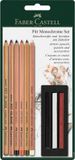 Faber-Castell Set FC Pitt Monochrome - 9 delig op blister