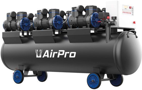 Airpro Compressor olievrij 6x2pk 280L tank 400V