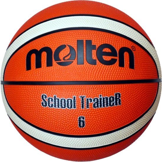 Molten Basketbal BG6-ST School Trainer Oranje, Creme