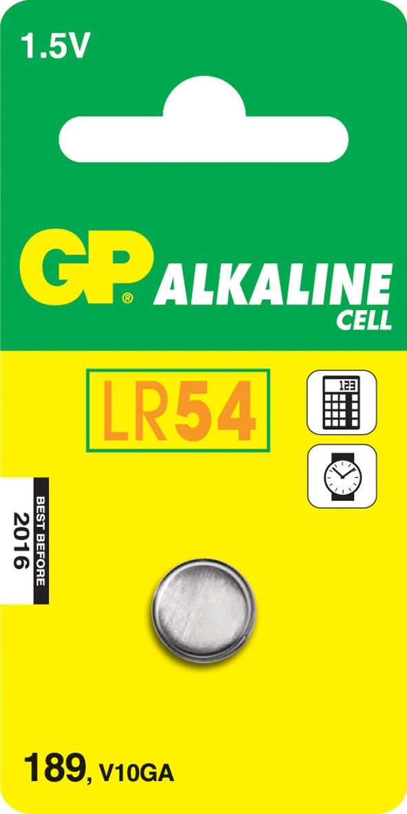 GP Batteries Alkaline Cell 189 - 1.5V - Blister