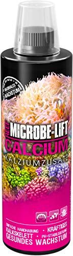 MICROBE-LIFT Calcium - calcium toevoeging in premium kwaliteit voor elk zeewater aquarium, zeer zuinig, 473 ml