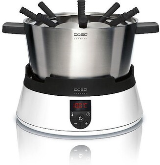 CASO Germany FonDue - Elektrische Fondue - 8 Personen - Zwart/Wit/Grijs