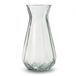 Jodeco Vase - Modèle élégant - verre clair/transparent - H24 x D13,5 cm