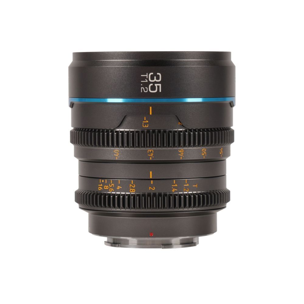 Sirui Sirui Nightwalker Series 35mm T1.2 S35 Manual Focus Cine Lens RF Mount, gun metal grijs