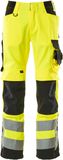 Mascot Safe Supreme Broek met kniezakken 15579-860 - Hi-Vis geel/zwart - C47 - 90