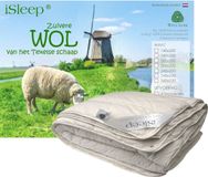 iSleep Wollen 4-Seizoenen Kinderdekbed - 100% Wol Kinder Dekbed - Junior - 120x150 cm