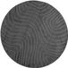 vidaXL Tapis intérieur et extérieur PALMERAS Anthracite Ø 120 cm Polyester