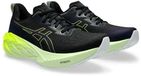 Asics NOVABLAST 4 Hardloopschoenen Unisex Zwart Blauw Expanse Maat 43.5