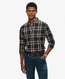 Superdry Lumberjack Ruit Overhemd Blauw XL Heren