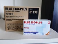 Blue Eco-plus Nitril Wegwerphandschoenen Maat XL Blauw