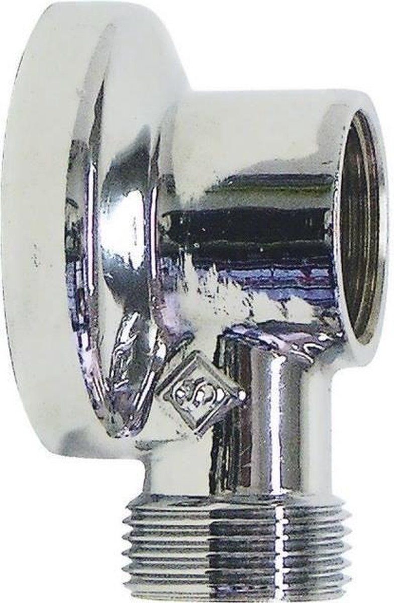 SOMATHERM 27C wandlamp, eenvoudig, verchroomd, zonder schroefmoer m15/21, grijs