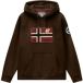 NAPAPIJRI Sweatshirt 'B-ARCHIVE' lichtbeige / navy / donkerbruin / bourgogne