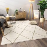 Paco Home Vloerkleed Woonkamer Laagpolig Boho Patroon Scandinavisch 240x340 cm