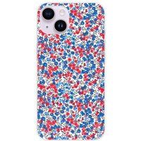 1001 coques Apple iPhone 15 Liberty Wiltshire Bleu Bedrukt Siliconen Hoesje