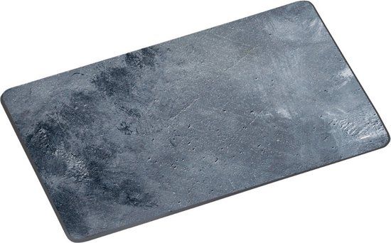 Kesper Snijplaat, Gehard Glas, 38 x 28,5 x 0,7cm, Praktisch onbreekbaar, Motief Beton