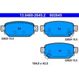 ATE Kit de plaquettes de frein, frein à disque 13.0460-2645.2 Mazda BAY0-26-23ZA
