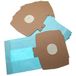 vhbw Lot de 5 sacs d'aspirateur compatibles avec Lux 113 466 28, D 720, D 725, D 726, D 727, D 728 - En papier, 26,1 x 15,05 cm, bleu clair