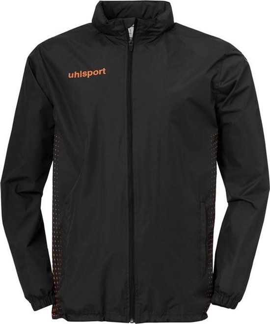 Uhlsport Score Regenjas Kind Zwart-Fluo Oranje Maat 128