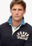Superdry Vintage Athletic Rugby Shirt Heren Eclipse Navy