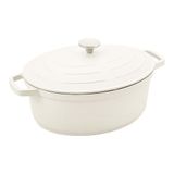 Commichef XO-632CR 32cm Gegoten Aluminium Ovale Ovenschotel, Crème