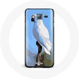 Maniacase Etui voor Samsung Galaxy J5 2016 Kaketoe papegaaien witte vogels