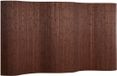 Homestyle4u Paravent - 145x250 cm - Brun foncé - Bambou