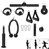 FFitness Gym Poeliesysteem Trekkabel Poelie Fitnessaccessoires 13-Delige Multifunctionele Trektoren Voor Thuisgym
