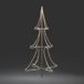 Konstsmide Sapin de Noël LED d'extérieur 300cm Blanc chaud Aluminium 324 LED