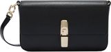 FURLA Leren Schoudertas Iride Crossbody Bag Nero Zwart