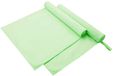 vidaXL - Serviette de sport - 2 pièces - Vert - 180 x 90 cm - Polyester et polyamide