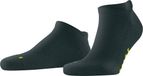FALKE Keep Warm kort eenkleurig wol sneakersokken enkelsokken unisex groen - maat 37-38