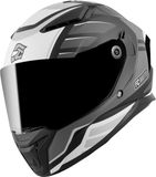 FC-Moto FF130SV Cavion Helm - Integraalhelm - Zwart Matt/grijs/wit - XXL