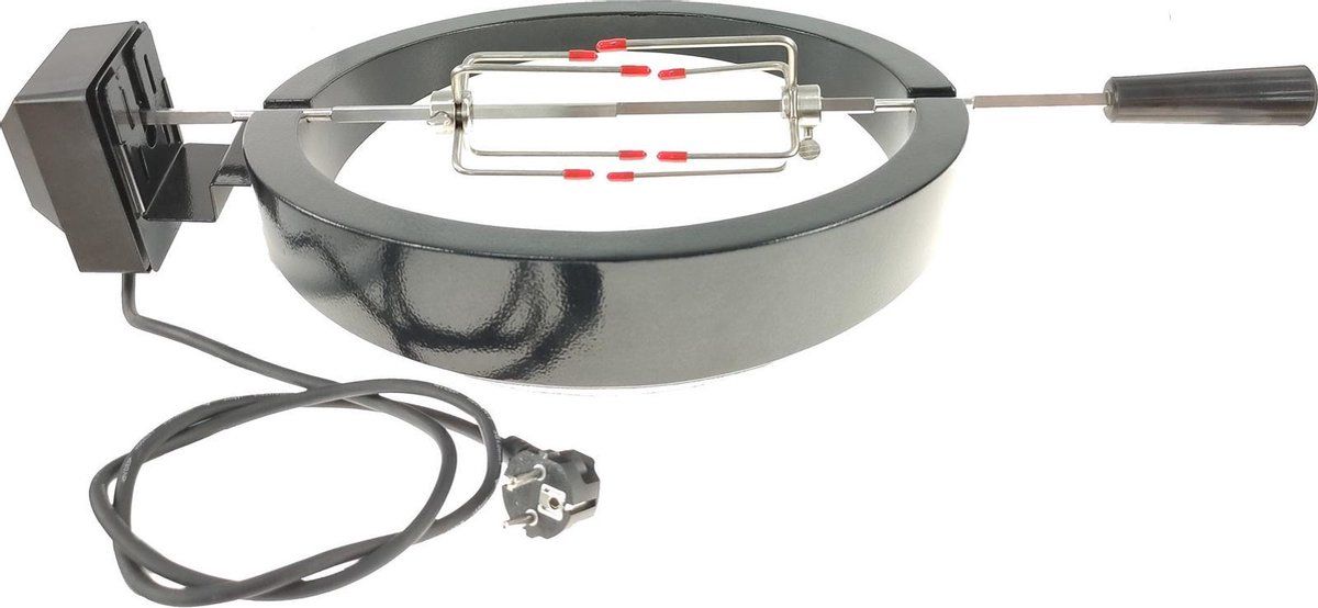 Keij Accessories Kamado Rotisserie XXL - 25 inch - Zwart