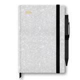 Cartomania Weekplanner 2026, M, 12 maanden, glinsterend, 12 x 18 cm, sluiting met elastiek, vouwtas, bladwijzer en pen inbegrepen