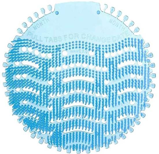 EDGE Urinoir matten Urinal Screen Wave 2.0 - Pine 10 stuks