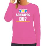 Bellatio Decorations Apres ski sweater/trui voor dames - roze - XL
