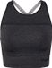 Hummel Hmlmt Hana 2.0 Seamless Sports Top for Women, Black, XS