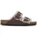 Birkenstock Sandales Arizona Shearling Embossed Oiled Leather