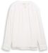 Tom Tailor - Crinkle blouse met ruches - Maat 38 - Whisper White