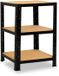 Shelfplaza BLACK metalen stellingkast - 100x40x40 cm - zwart - 3 planken