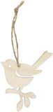 Creativ Company Houten Vogel 9 cm 5 stuks