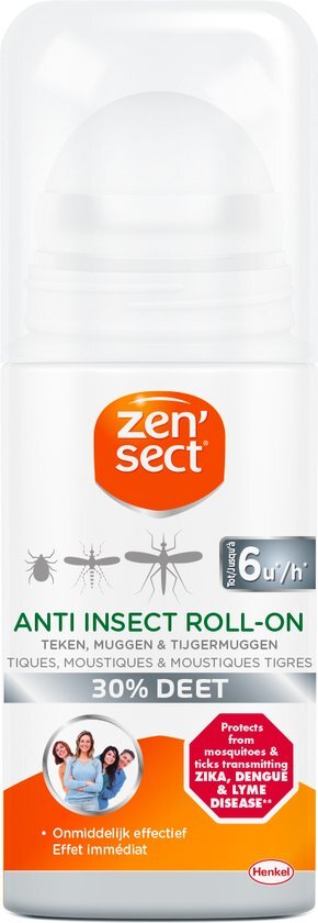 Zensect 30% Deet Anti Insecten Roller - 50ml