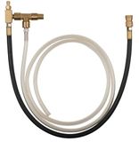 KS Tools 150.2362 Manometer-aansluitslang met 1/4" slangaansluiting met klep voor Bosch CSI- en GM TBI-systemen