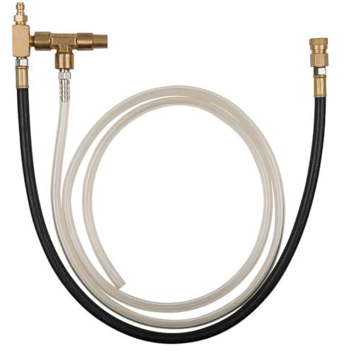 KS Tools 150.2362 Manometer-aansluitslang met 1/4" slangaansluiting met klep voor Bosch CSI- en GM TBI-systemen