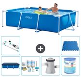 Intex Rechthoekig Frame Zwembad - 260 x 160 x 65 cm - Blauw