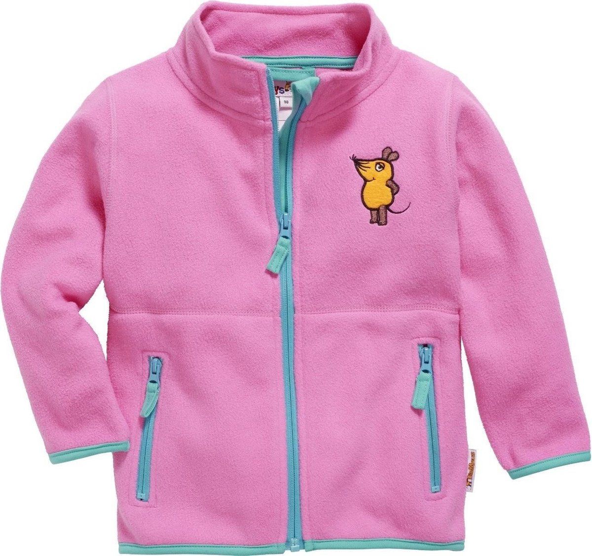 Playshoes Fleecejas Muis Junior Roze - 4010952506983